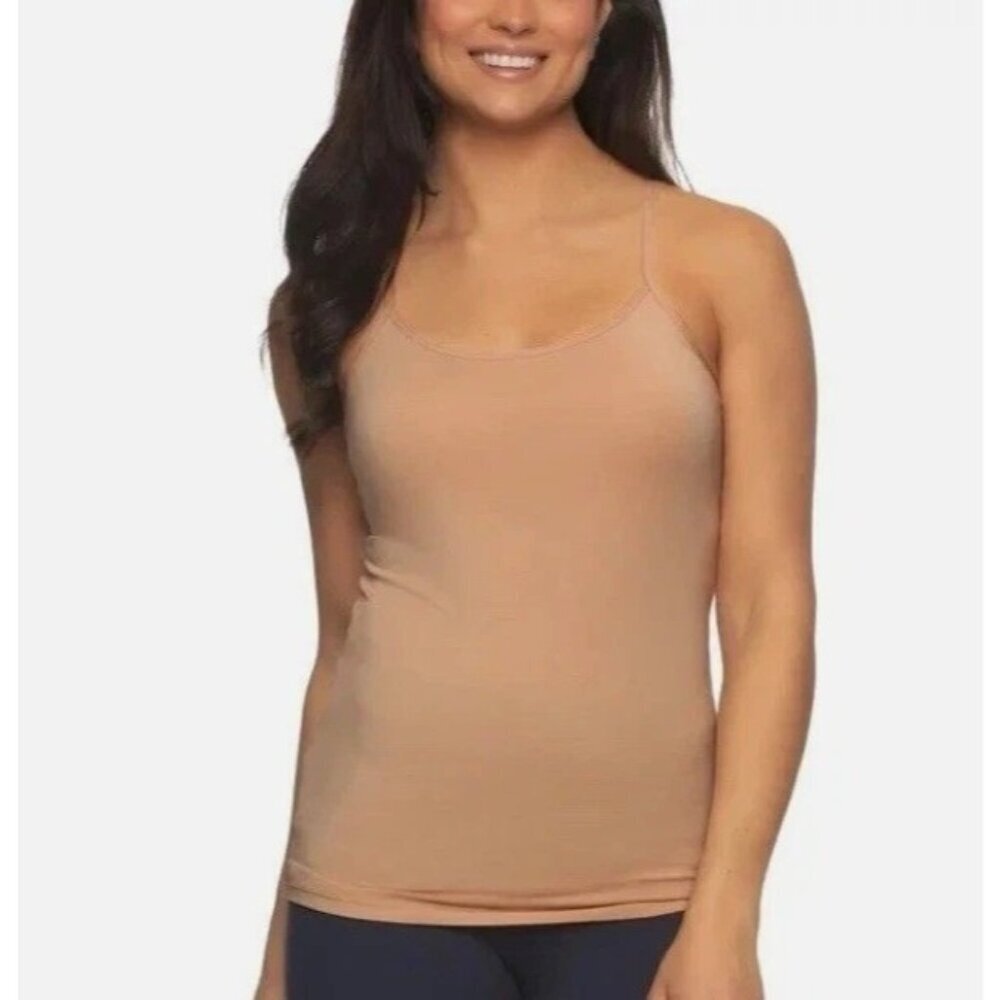 NEW Felina Women's S 4-Pack Cotton Stretch Camisole With Adjustable Straps G1785